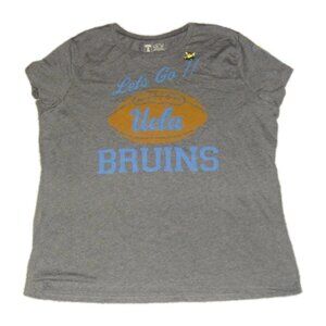 UCLA Bruins Football Womens Grey T-Shirt Top sz. XXL 2X New Ncaa
